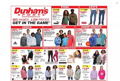 Dunham's Sports (MI, PA, WI) Weekly Ad Flyer Specials August 26 to August 31, 2023