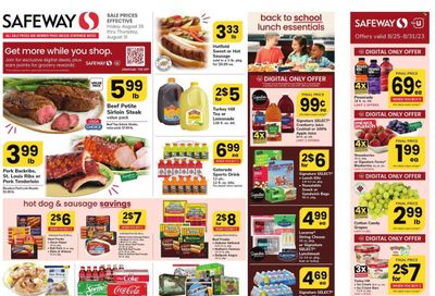 Safeway (DC) Weekly Ad Flyer Specials August 25 to August 31, 2023