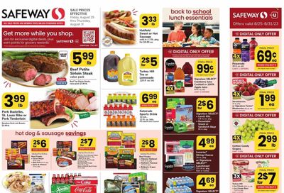 Safeway (DC) Weekly Ad Flyer Specials August 25 to August 31, 2023