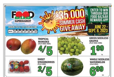 Food Bazaar (CT, NJ, NY) Weekly Ad Flyer Specials August 24 to August 30, 2023