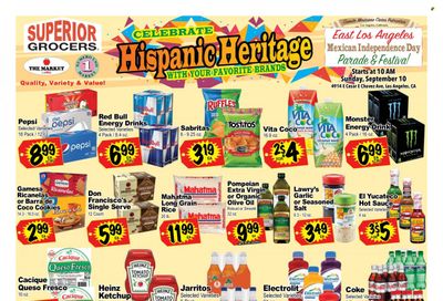 Superior Grocers (CA) Weekly Ad Flyer Specials August 22 to September 18, 2023