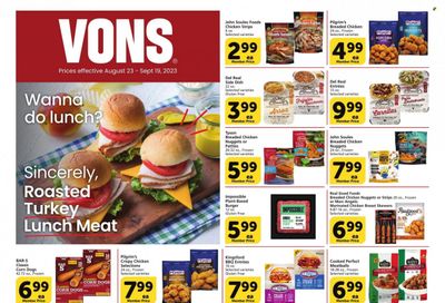 Vons (CA) Weekly Ad Flyer Specials August 23 to September 19, 2023
