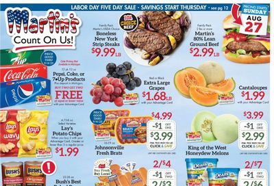 Martin’s (IN, MI) Weekly Ad Flyer Specials August 27 to September 2, 2023