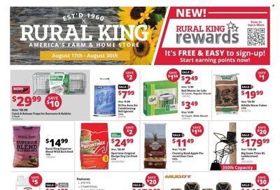 Rural King Weekly Ad Flyer Specials August 17 to August 30, 2023