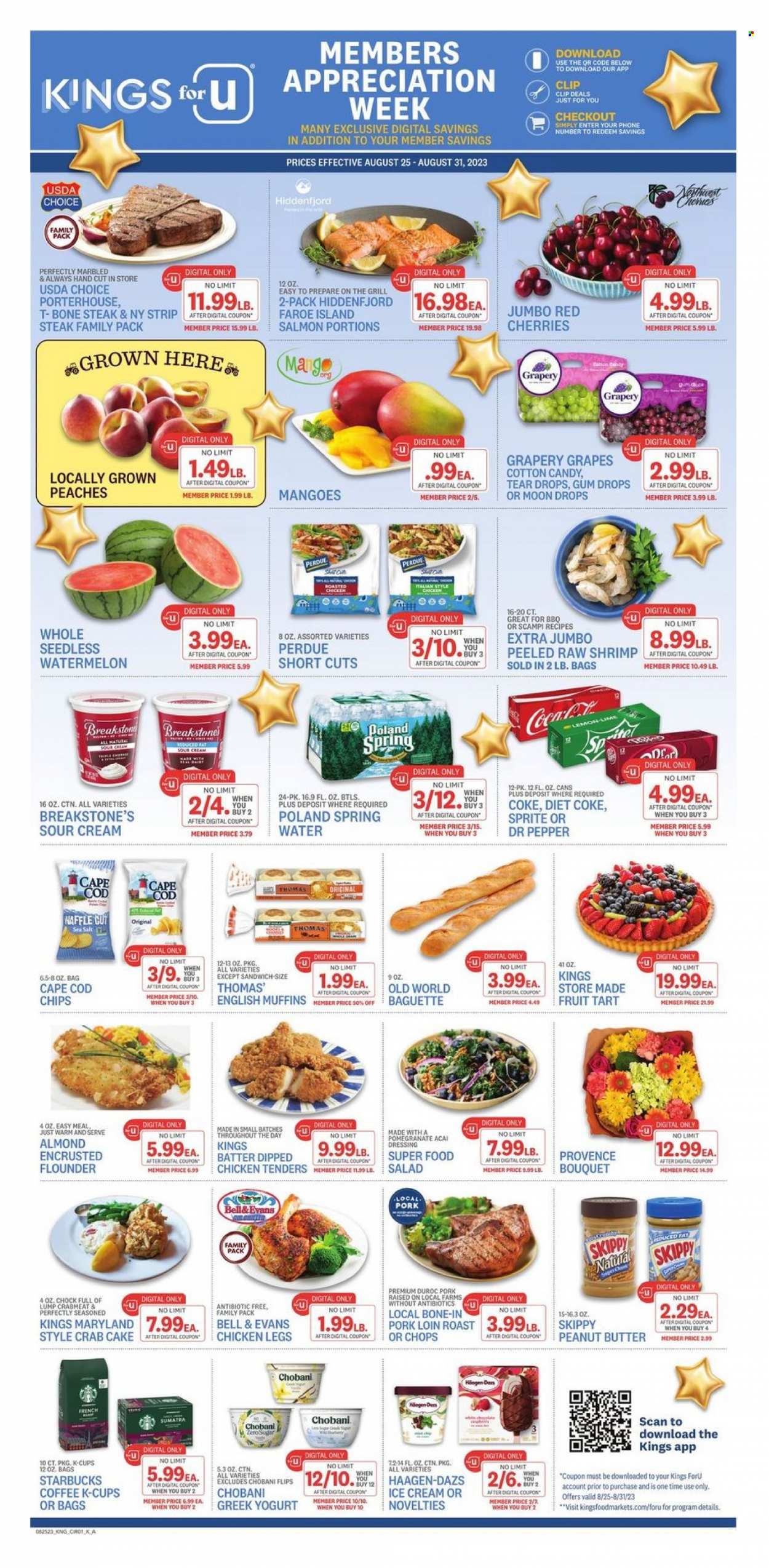 Kings Food Markets (CT, NJ, NY) Weekly Ad Flyer Specials August 25 to August 31, 2023