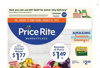 Price Rite (CT, MA, MD, NH, NJ, NY, PA, RI) Weekly Ad Flyer Specials August 25 to August 31, 2023