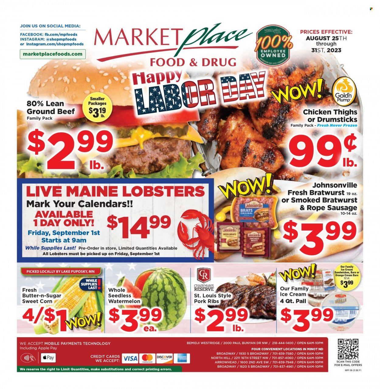 Marketplace Foods (MN) Weekly Ad Flyer Specials August 25 to August 31, 2023