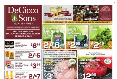 DeCicco & Sons (NY) Weekly Ad Flyer Specials August 25 to August 31, 2023