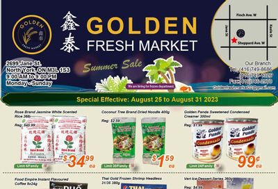 Golden Fresh Market Flyer August 25 to 31
