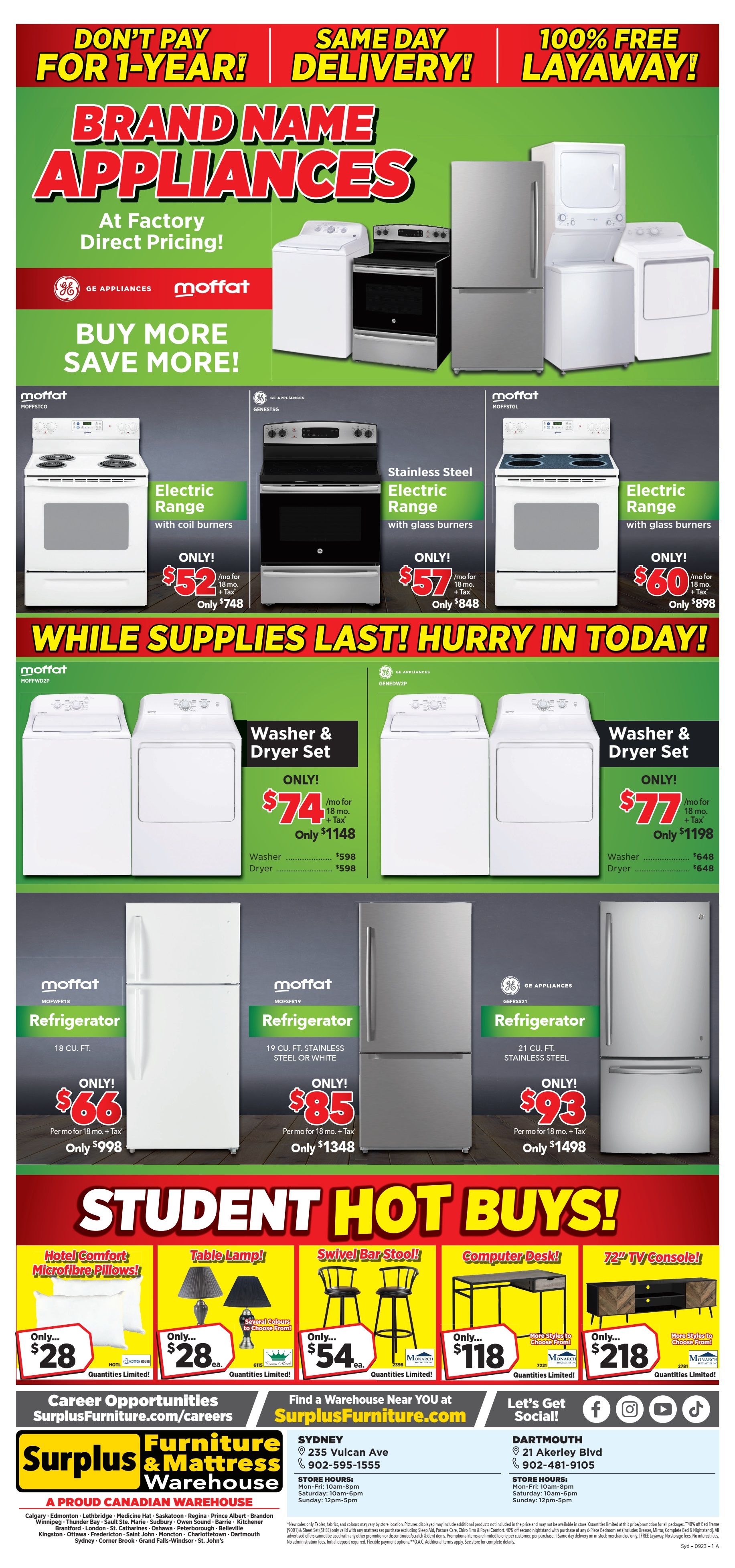 Surplus Furniture & Mattress Warehouse (Sydney) Flyer August 28 to September 3