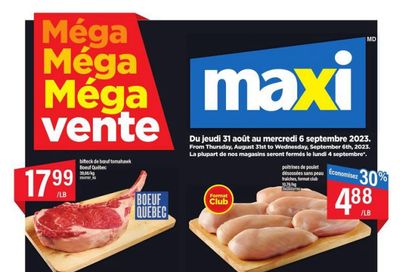 Maxi Flyer August 31 to September 6