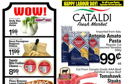 Cataldi Fresh Market Flyer August 30 to September 5