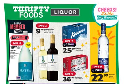 Thrifty Foods Liquor Flyer August 31 to September 6