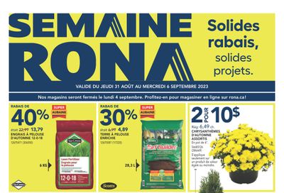 Rona (QC) Flyer August 31 to September 6