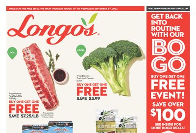 Longo's Flyer August 31 to September 6