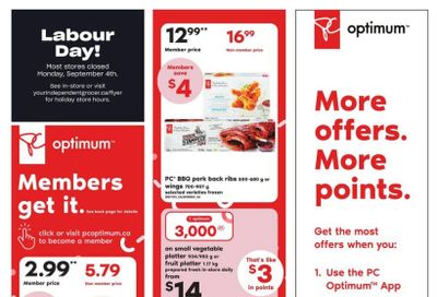 Independent Grocer (ON) Flyer August 31 to September 6