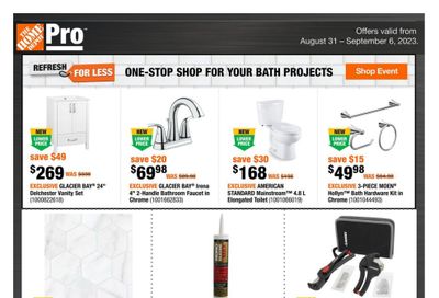 Home Depot Pro Flyer August 31 to September 13