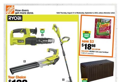 Home Depot (ON) Flyer August 31 to September 6