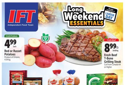 IFT Independent Food Town Flyer August 31 to September 6