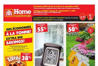 Home Hardware (QC) Flyer August 31 to September 6