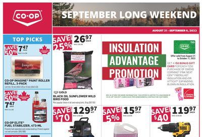 Co-op (West) Home Centre Flyer August 31 to September 6