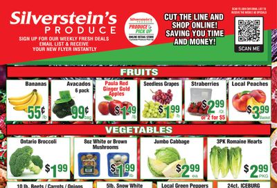Silverstein's Produce Flyer August 29 to September 2
