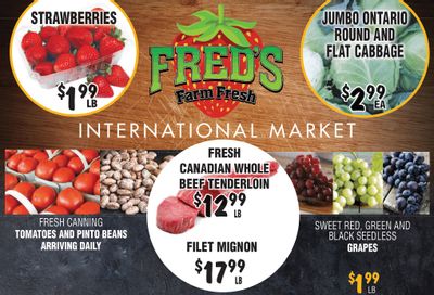 Fred's Farm Fresh Flyer August 30 to September 5