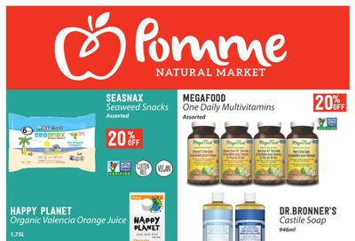 Pomme Natural Market Monthly Specials Flyer August 31 to September 27
