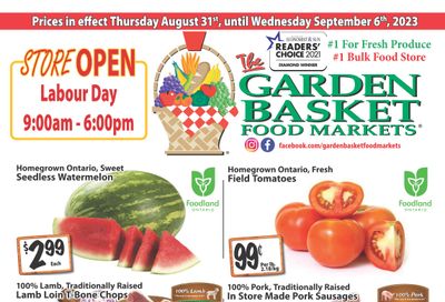The Garden Basket Flyer August 31 to September 6