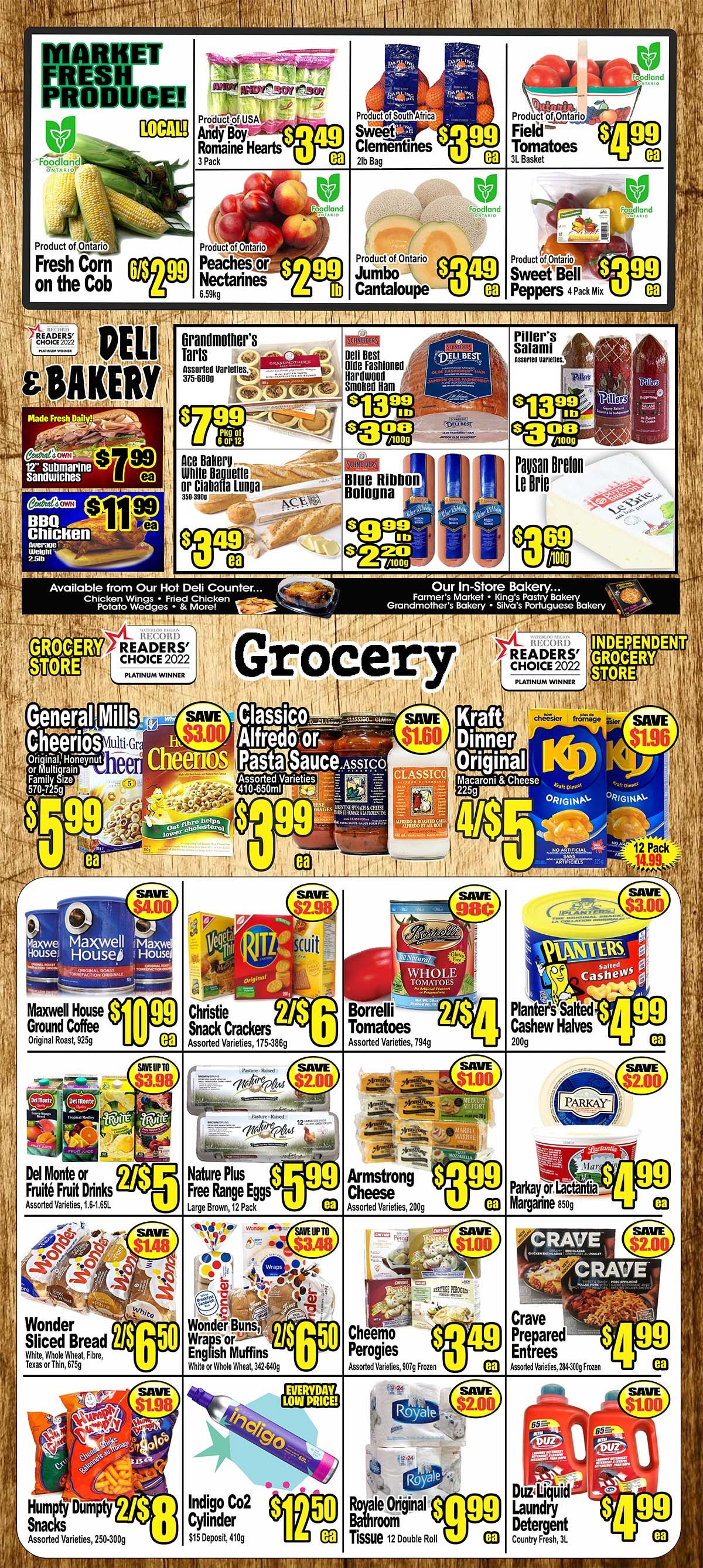 Central Fresh Market Flyer August 31 to September 7