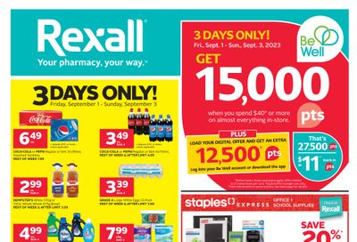 Rexall (MB) Flyer September 1 to 7
