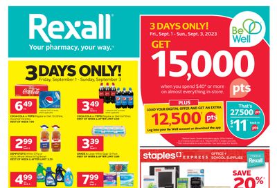 Rexall (BC) Flyer September 1 to 7