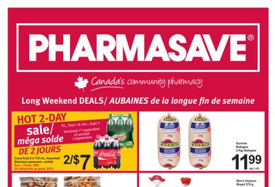 Pharmasave (NB) Flyer September 1 to 7