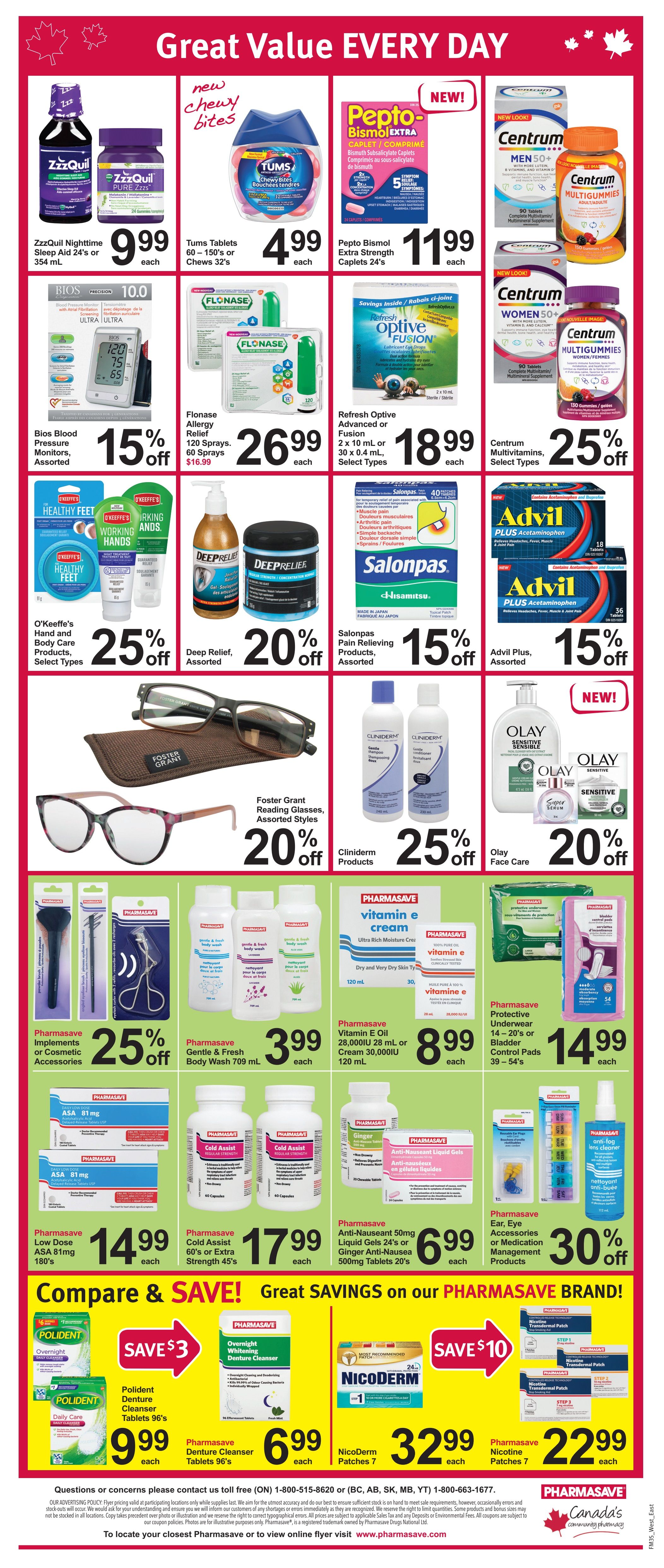 Pharmasave (ON) Flyer September 1 to 14