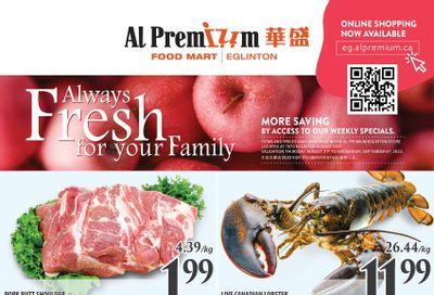 Al Premium Food Mart (Eglinton Ave.) Flyer August 31 to September 6