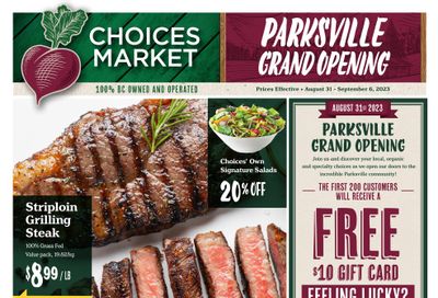 Choices Market Flyer August 31 to September 6