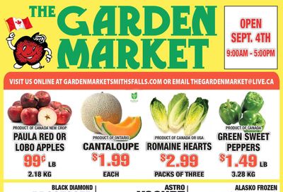 The Garden Market Flyer September 1 to 7