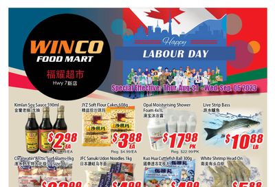 WinCo Food Mart (HWY 7) Flyer August 31 to September 6
