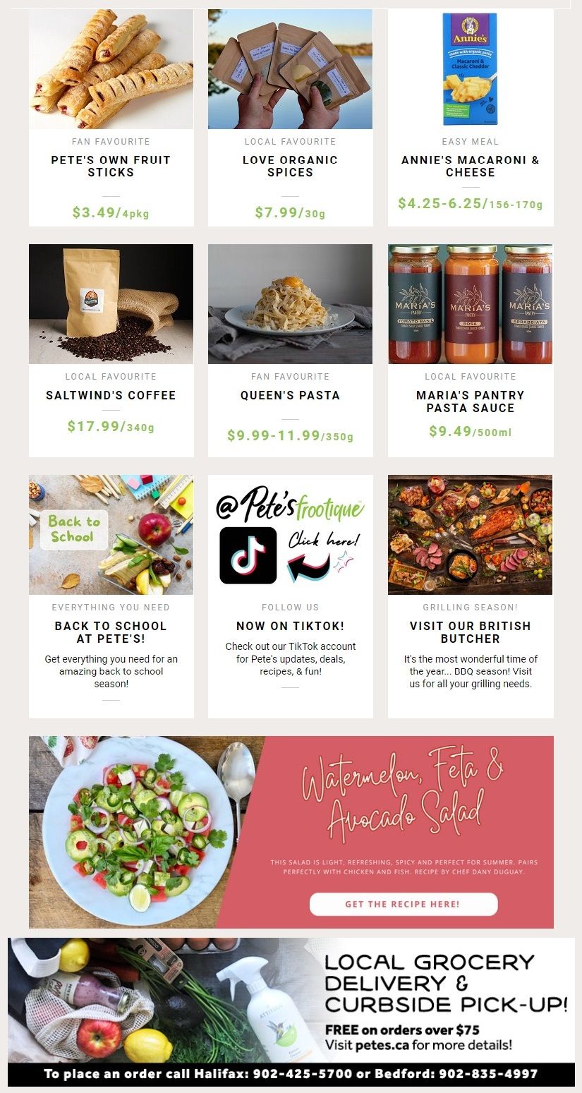 Pete's Fine Foods Flyer August 31 to September 6