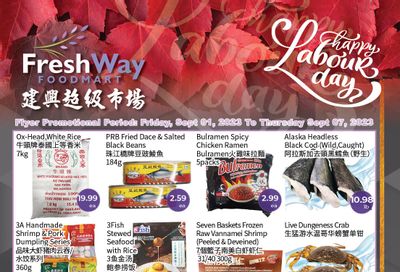 FreshWay Foodmart Flyer September 1 to 7
