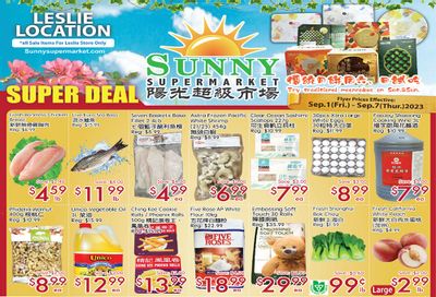 Sunny Supermarket (Leslie) Flyer September 1 to 7