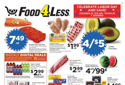 Food 4 Less (CA) Weekly Ad Flyer Specials August 30 to September 5, 2023