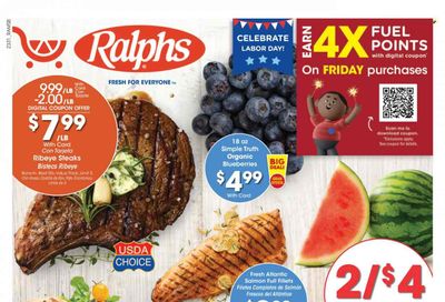 Ralphs (CA) Weekly Ad Flyer Specials August 30 to September 5, 2023