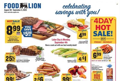 Food Lion (NC) Weekly Ad Flyer Specials August 30 to September 5, 2023