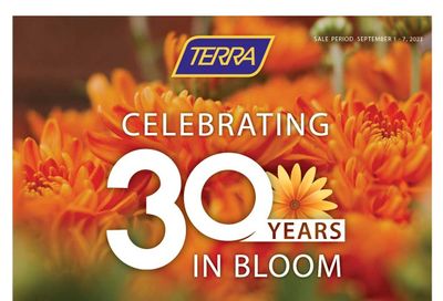 Terra Greenhouses Flyer September 1 to 7