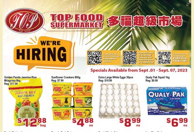 Top Food Supermarket Flyer September 1 to 7