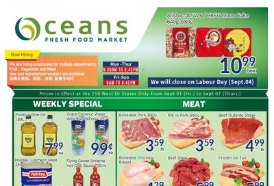 Oceans Fresh Food Market (West Dr., Brampton) Flyer September 1 to 7