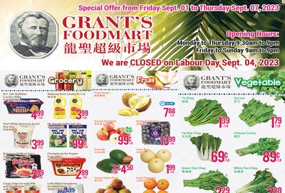 Grant's Food Mart Flyer September 1 to 7