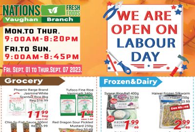 Nations Fresh Foods (Vaughan) Flyer September 1 to 7