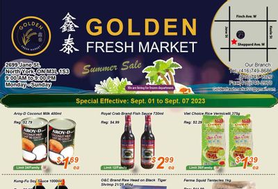Golden Fresh Market Flyer September 1 to 7